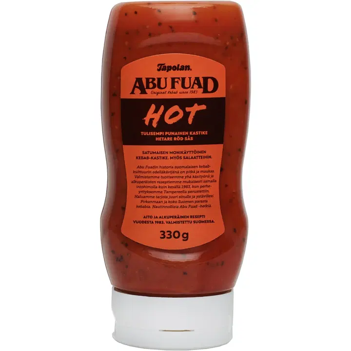 Abu Fuad tulisempi punainen kastike 330g