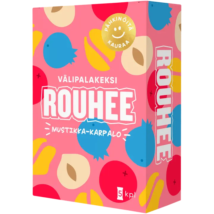 Rouhee Mustikka-Karpalo välipalakeksi 30g x5