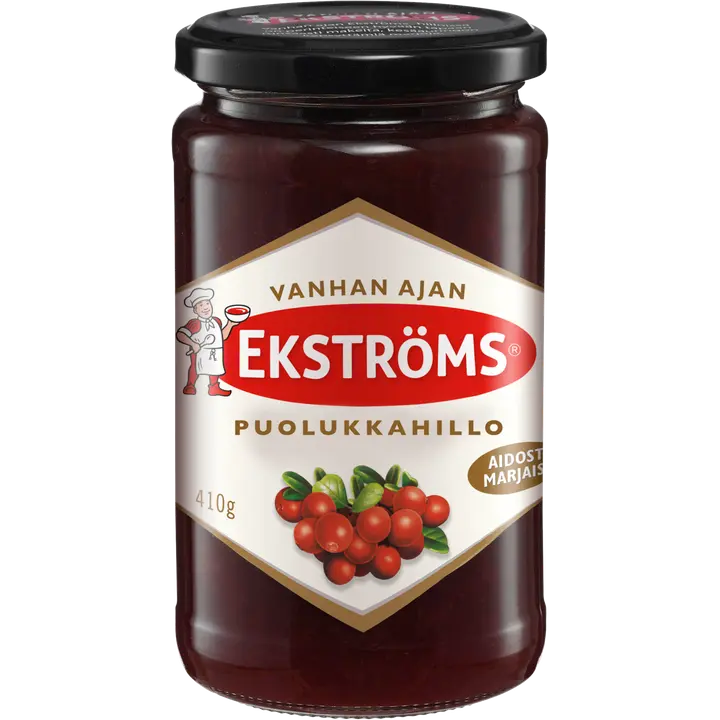 Ekströms Vanhan ajan puolukkahillo 410g
