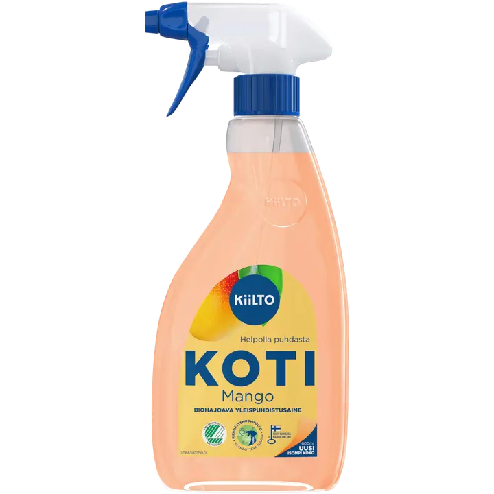 Kiilto Koti biohajoava yleispuhdistussuihke Mango 600 ml