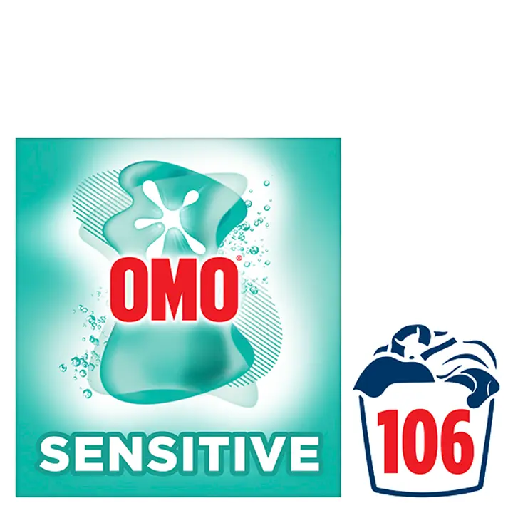 Omo Pyykinpesujauhe Sensitive 3,72 kg