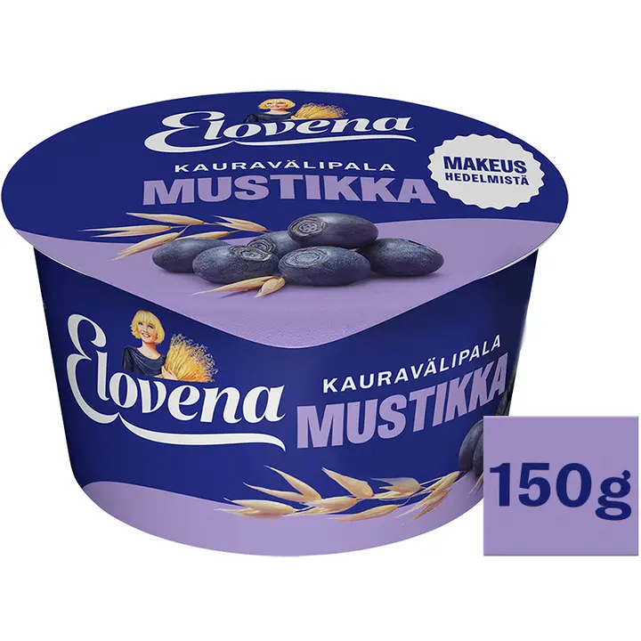 Elovena 150g mustikka kauravälipala