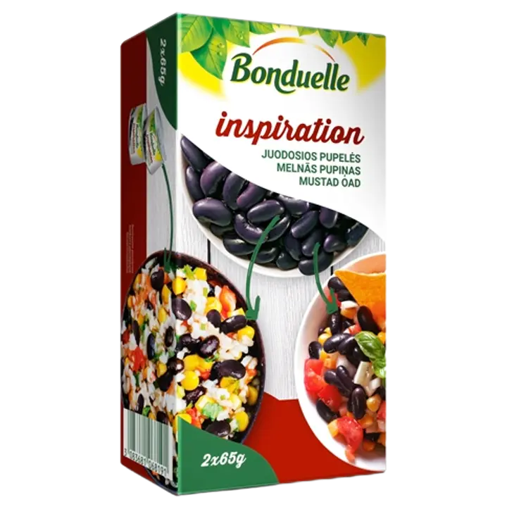 Bonduelle mustad oad 2 x 65 g