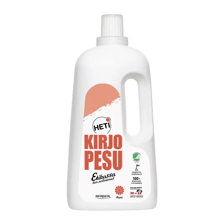 Heti 1,5L kirjopyykki pyykinpesuneste