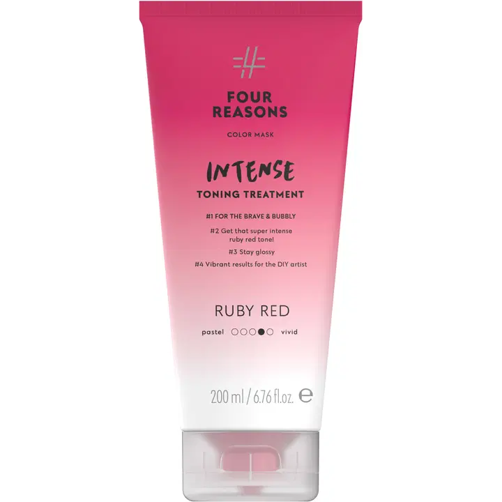 Four Reasons Color Mask Intense Toning Treatment Ruby Red sävyttävä tehohoito 200 ml