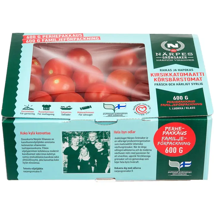 Närpiön Vihannes Kirsikkatomaatti 600g