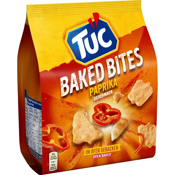 TUC Baked Bites Paprika suolakeksi 110g