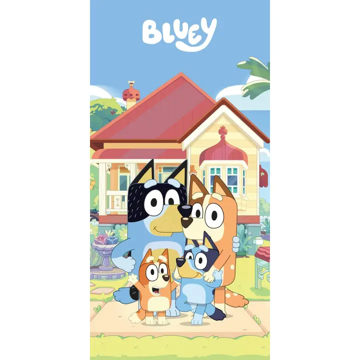 Bluey lasten kylpypyyhe 70x140 cm monivärinen