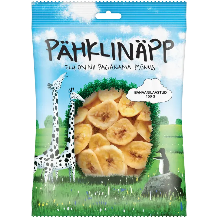 Pähklinäpp banaanilaastud 150 g