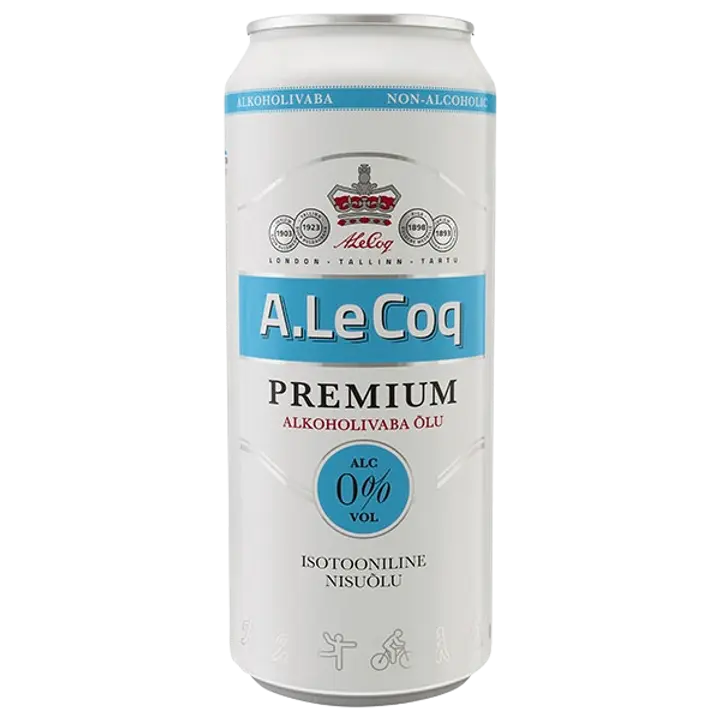 A.Le Coq Premium alkoholivaba isotooniline nisuõlu 500ml