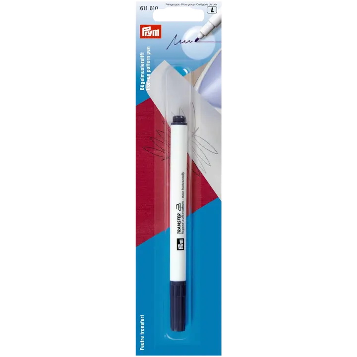 Prym merkitsemiskynä, silitettävä jälki