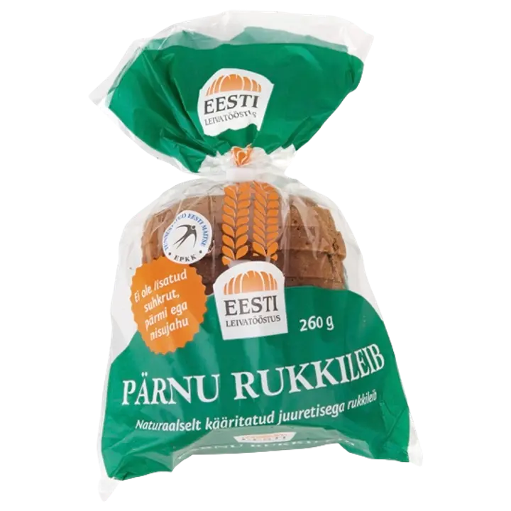 Eesti Leivatööstus Pärnu Rukkileib 260 G