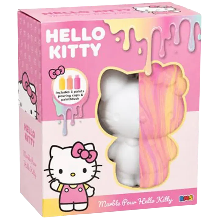 Hello Kitty & Friends marmori askartelu hahmot, 3 eril.lajit.