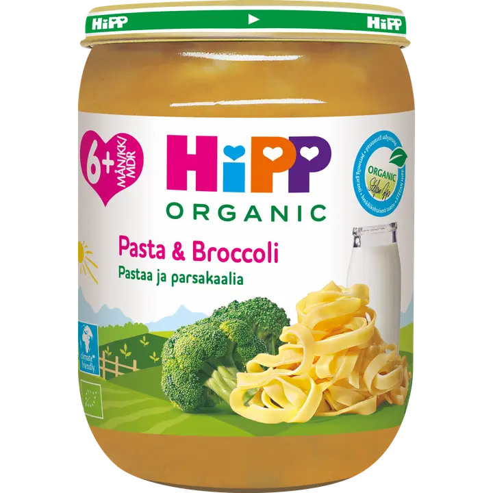 HiPP Luomu Pastaa & Parsakaalia 6kk 190g