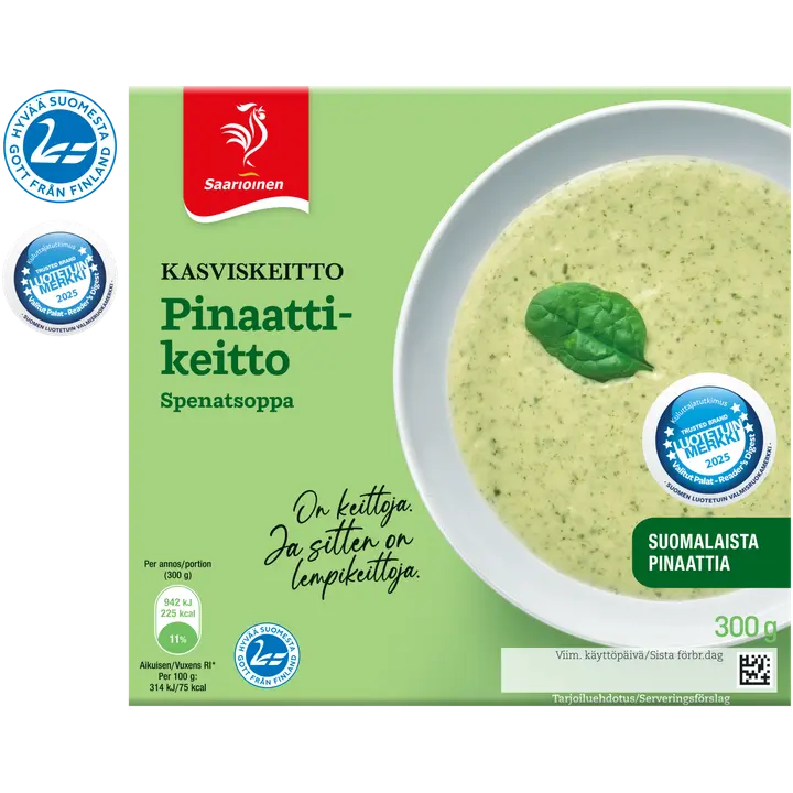 Saarioinen Pinaattikeitto 300g