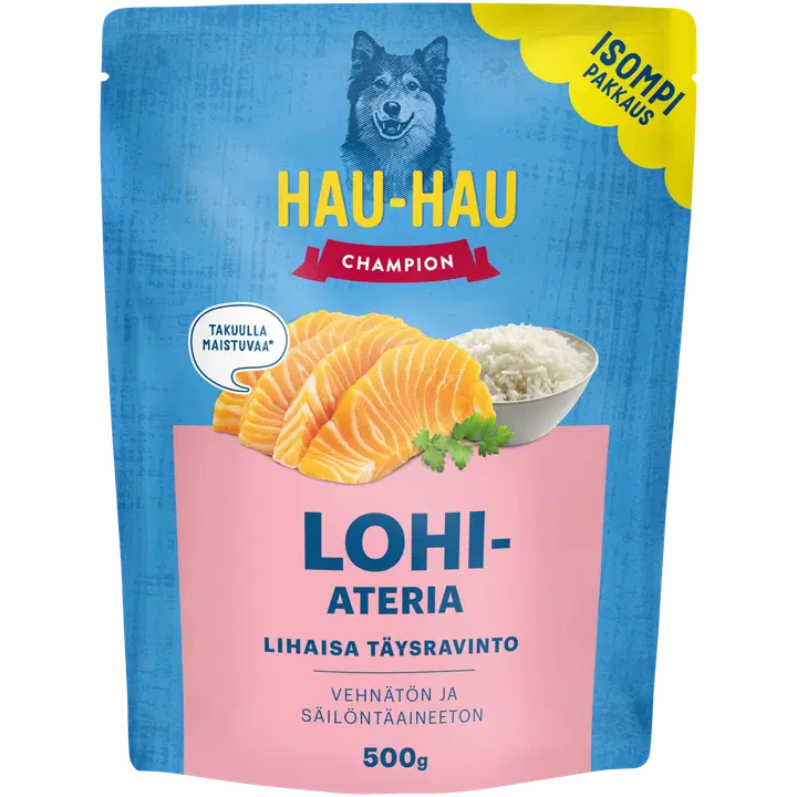 Hau-Hau Champion Lohiateria täysravinto 500 g