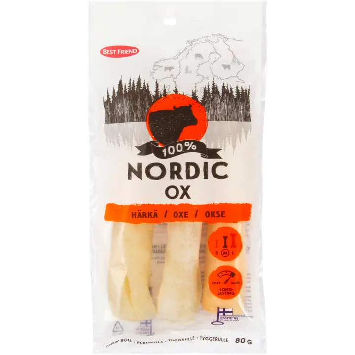 Best Friend Nordic Härkäpururulla 3 kpl 80 g