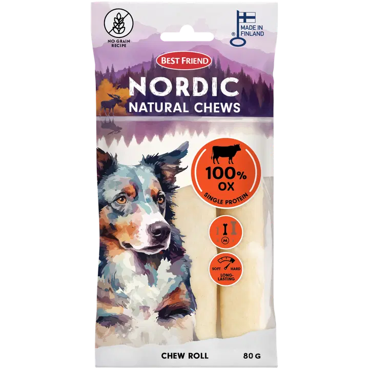 Best Friend Nordic Härkäpururulla 3 kpl 80 g