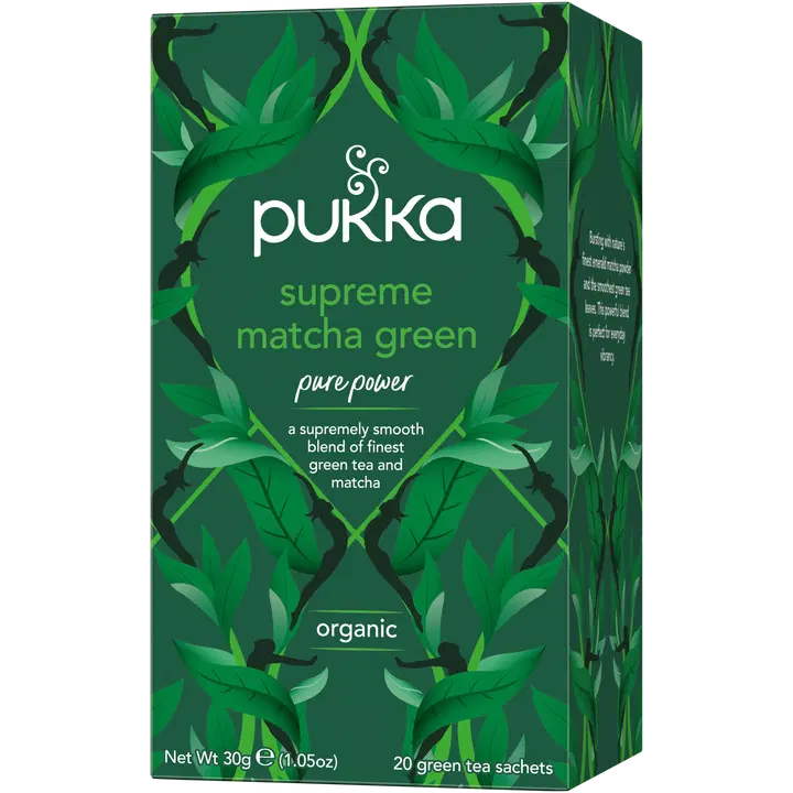 Pukka 20p Vihreä tee Supreme Matcha Green luomu