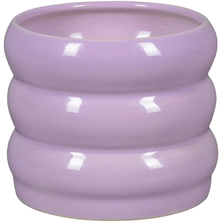 Ümbrispott keraamiline Burolo d 15 x 13cm helelilla