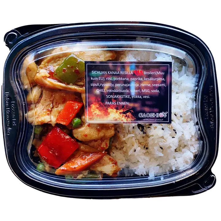 Gaoshi Oy Sichuan-kanaa – Ekstra tulinen, maidoton