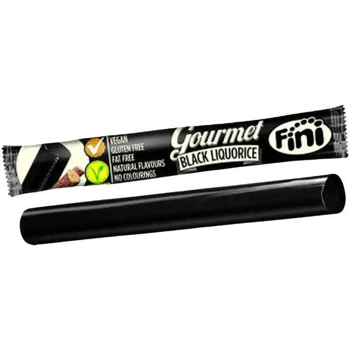 Fini Black liquorice gluteeniton lakritsipatukka 32g