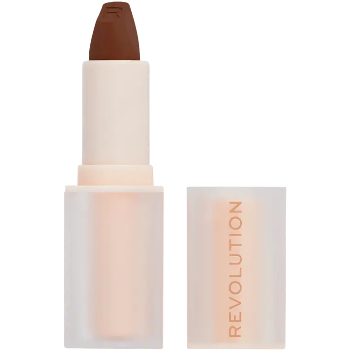 Revol.All Satin huulepulk Stiletto Brown