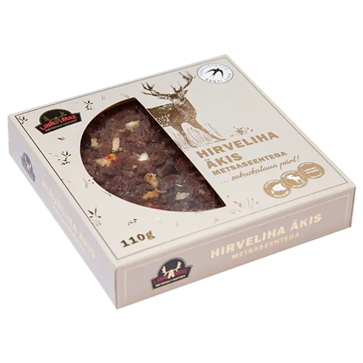 Hirveliha äkis metsaseentega, 110 g