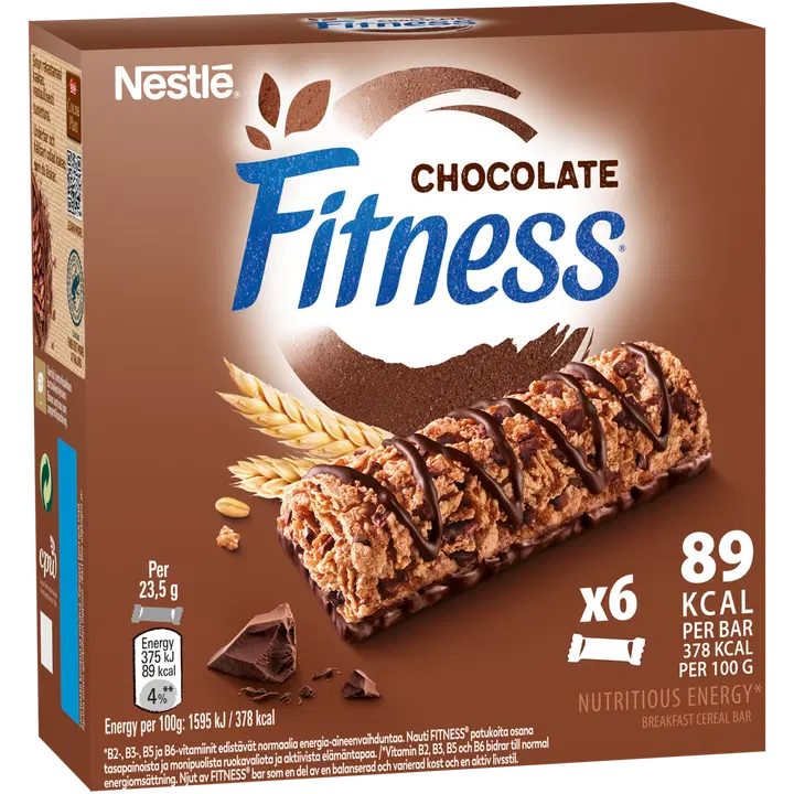 Nestlé Fitness 6x23.5g Suklainen viljapatukka
