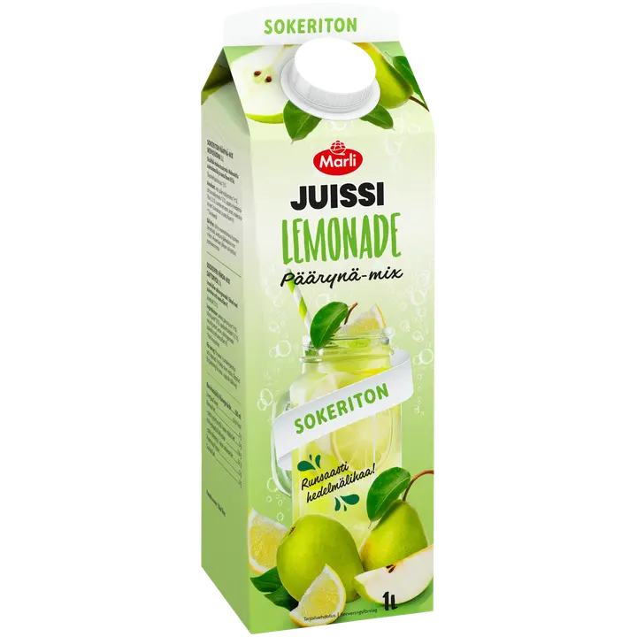 Marli Juissi Lemonade Sokeriton Päärynä mix mehujuoma 1 L