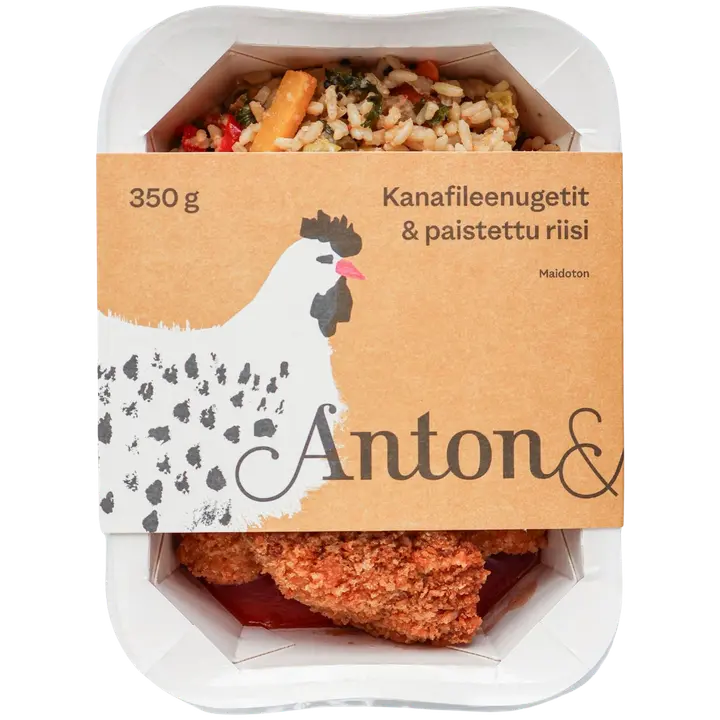 Anton&Anton Kanafileenugetit & paistettu riisi 350g