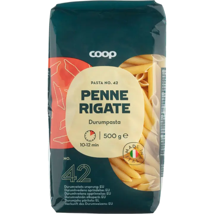 Coop Penne Rigate pasta 500 g