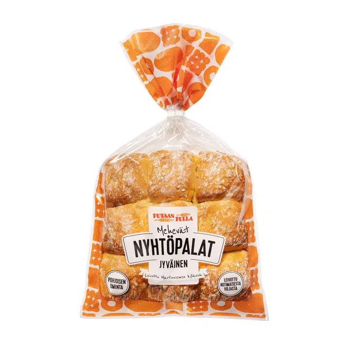 PutaanPulla Mehevät Nyhtöpalat 340g kokonainen jyväinen leipä