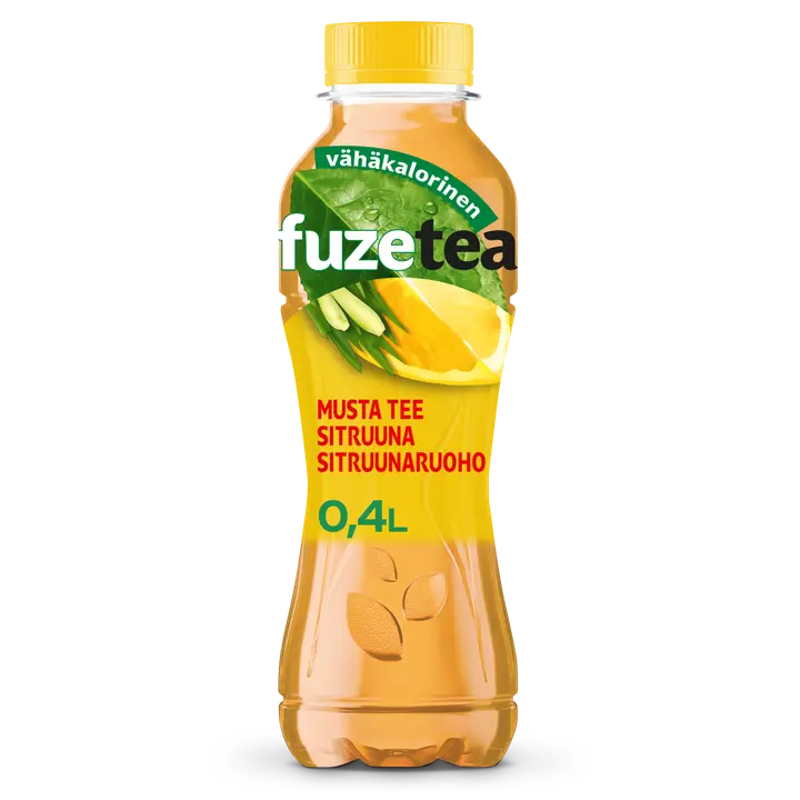 Fuze Tea Sitruuna Sitruunaruoho teejuoma muovipullo 0,4 L