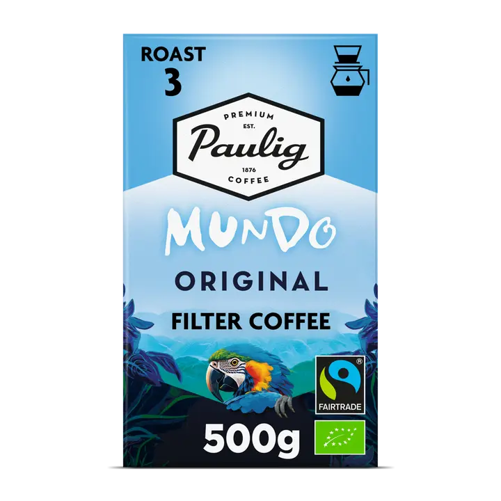 Paulig Mundo Original luomu kahvi suodatinjauhatus 500g