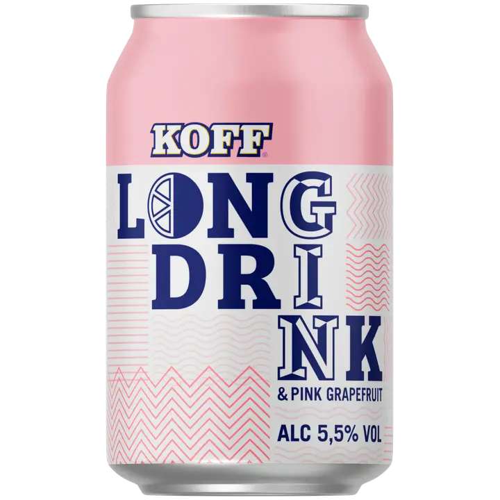 Koff long drink pink grapefruit 330ml