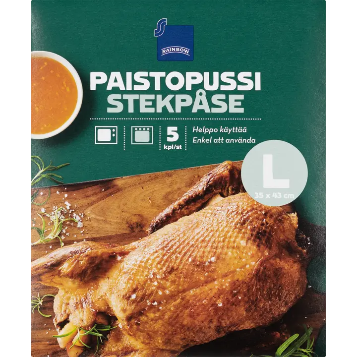 Küpsetuskott  35x43 cm 5 tk