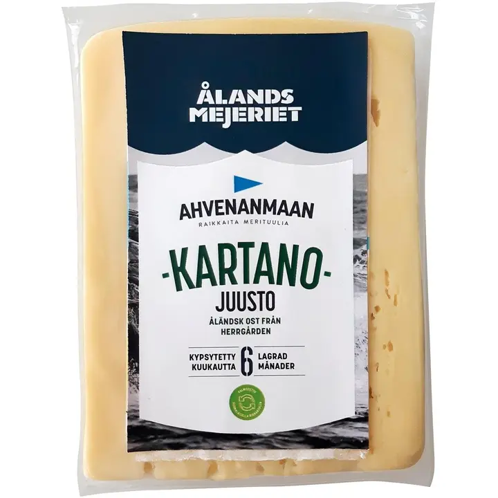 Ahvenanmaan 650g Kartanojuusto 6kk kypsytetty