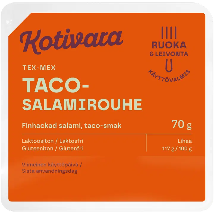 Kotivara Tex Mex salamirouhe Taco 70 g