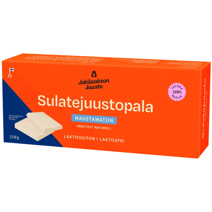Jokilaakson Juusto Sulatejuustopala maustamaton 250g