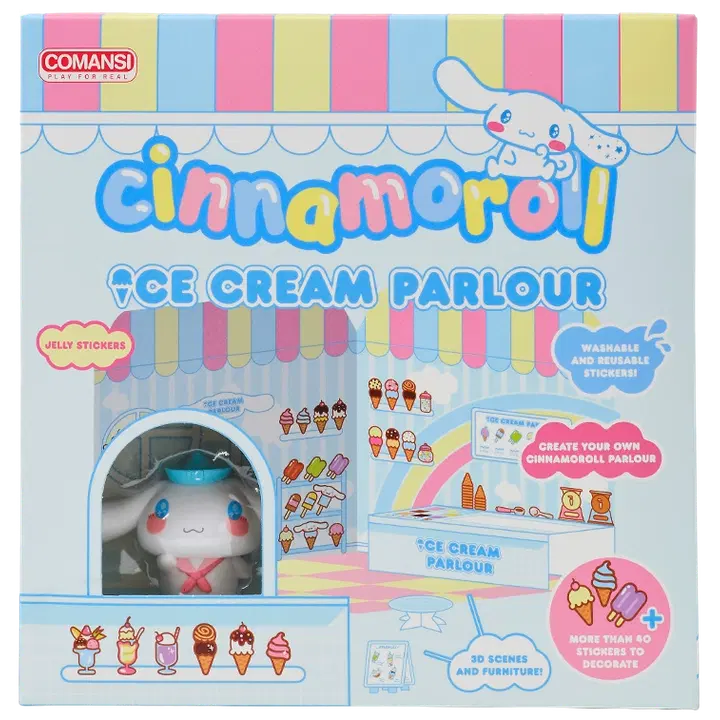Comansi tarraleikkisetti Cinnamoroll jäätelökioski