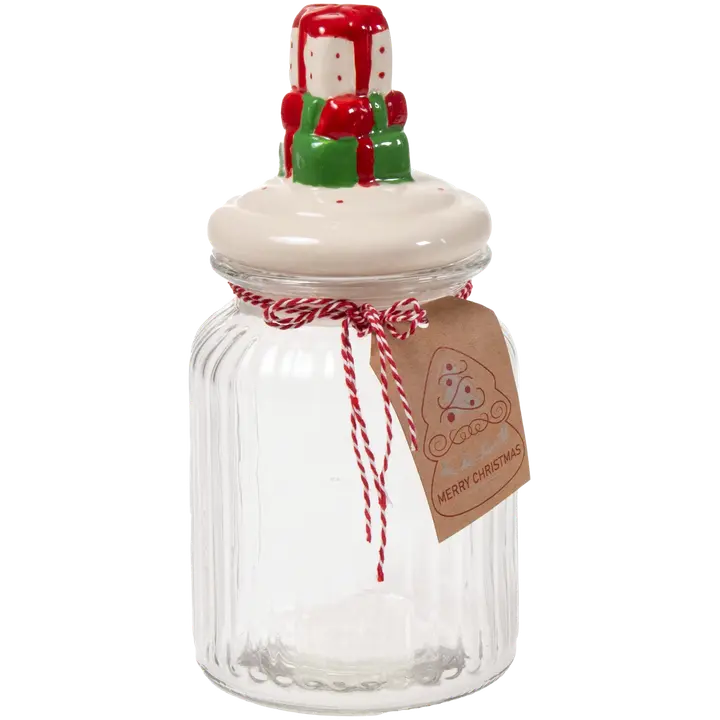 Klaaspurk kinkekarbid 23 cm