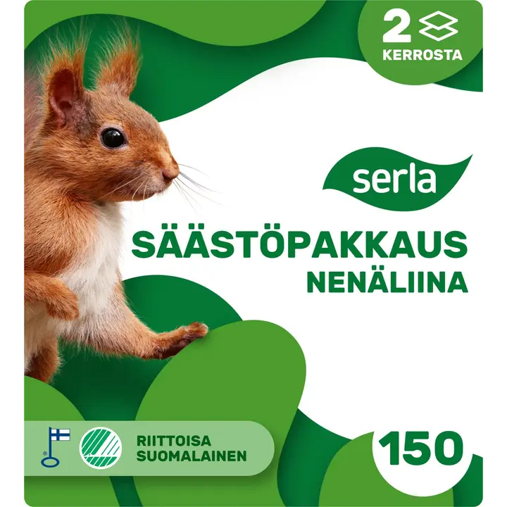Serla Säästöpakkaus nenäliina 150kpl