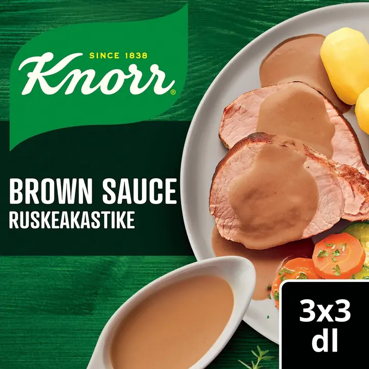 Knorr Ruskeakastike Kastikeaines 3x22g