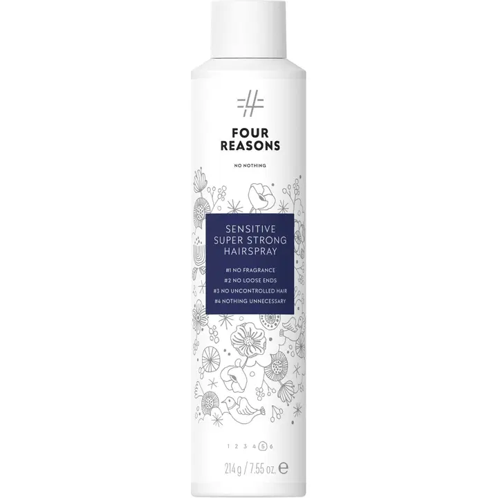 Four Reasons No nothing Sensitive Super Strong Hairspray viimeistelysuihke 300 ml