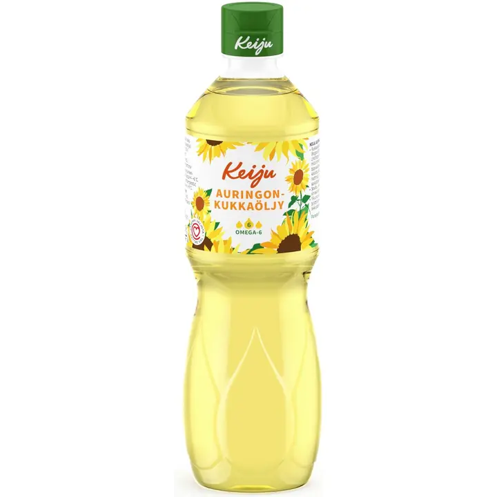 Keiju Auringonkukkaöljy 500 ml
