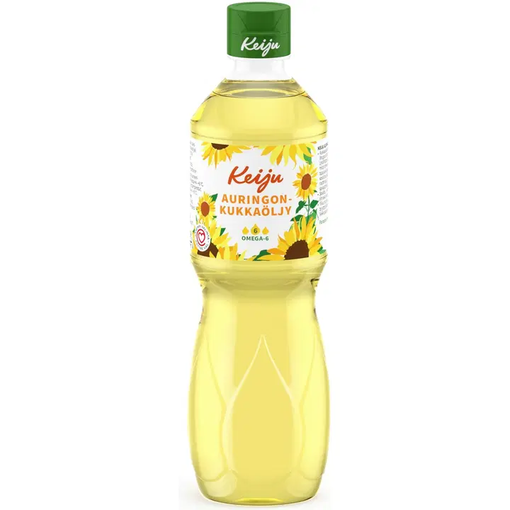 Keiju Auringonkukkaöljy 500 ml