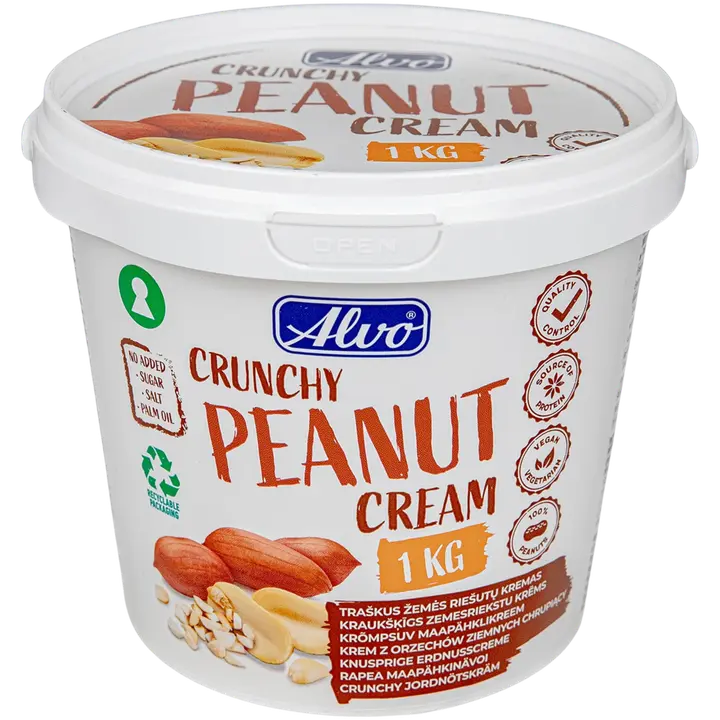 Alvo krõmpsuv maapähklikreem 1kg