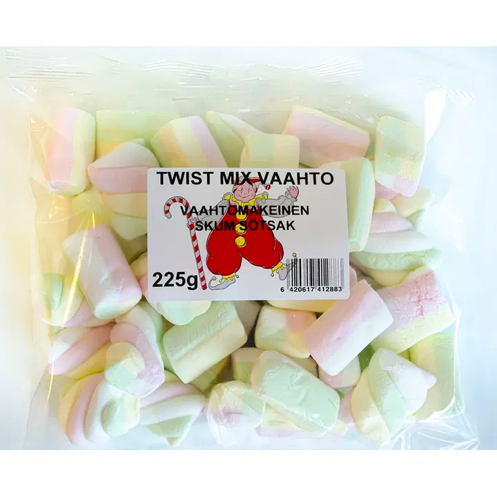 Tivoli Twist Mix Vaahtokarkki 225g