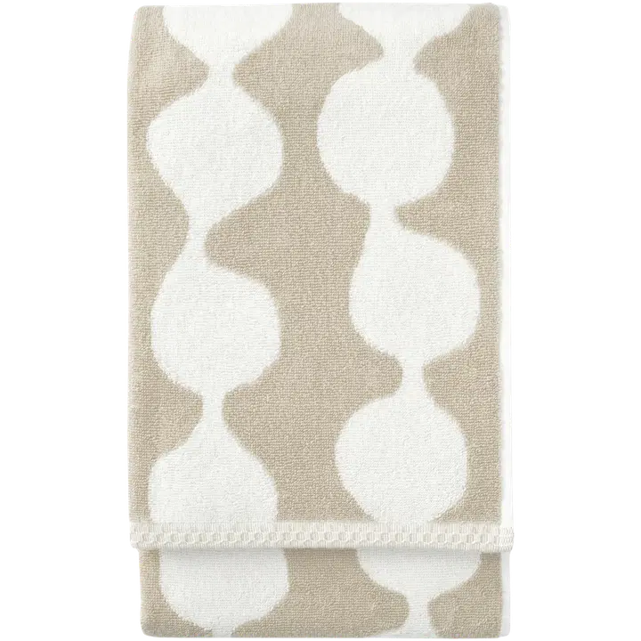Finlayson kylpypyyhe Pampula 70x150 beige-valkoinen